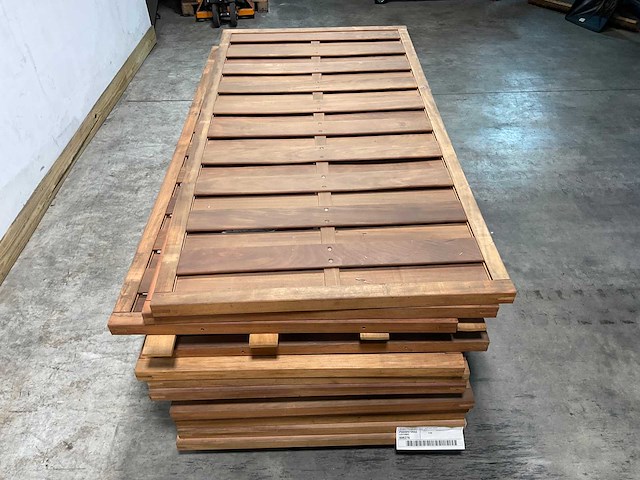 Almendrillo tuinscherm 20-planks met kader - 179x90x4,5 cm (6x) - afbeelding 3 van  6