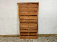 Almendrillo tuinscherm 20-planks met kader - 179x90x4,5 cm (6x)
