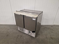 Alnox - saladette - 2 deurs koelwerkbank