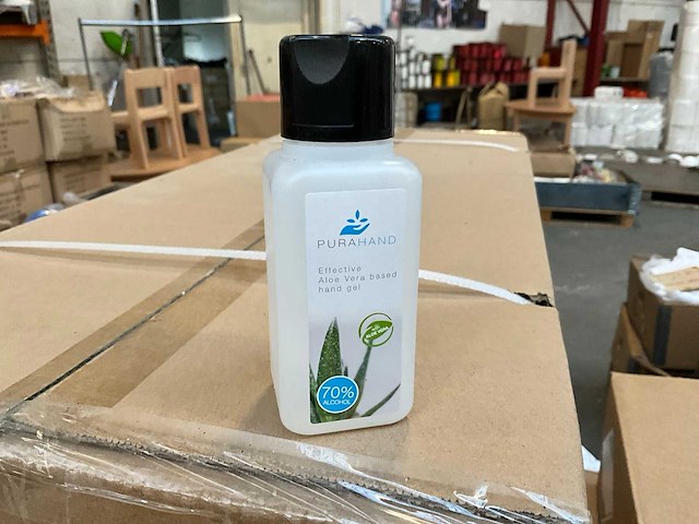Aloe vera - alcohol based hand gel -- schoonmaakmiddel (16x) - afbeelding 1 van  4