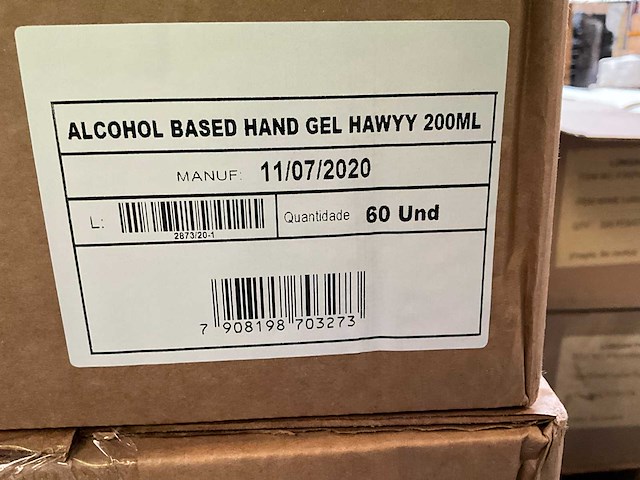 Aloe vera - alcohol based hand gel - hawyy 200 ml - schoonmaakmiddel (10x) - afbeelding 4 van  6