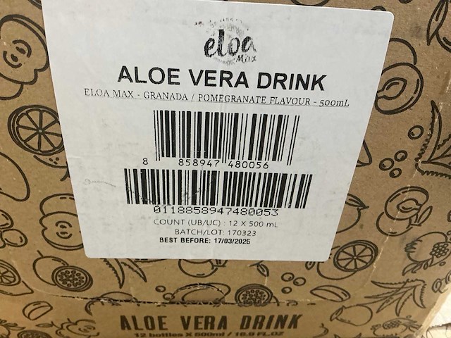 Aloe vera eloa max mango frisdrank - afbeelding 4 van  6