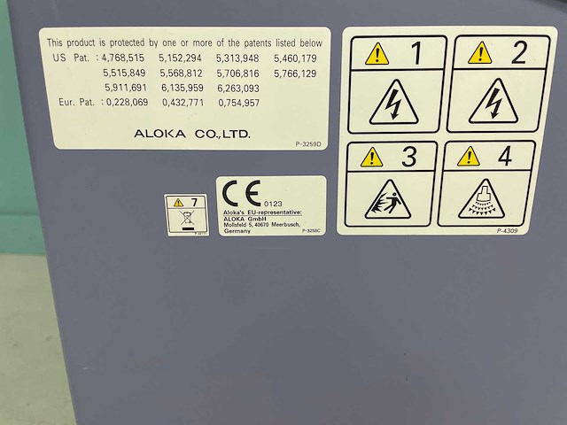 Aloka - prosound alpha 10 - echoapparaat - afbeelding 7 van  7
