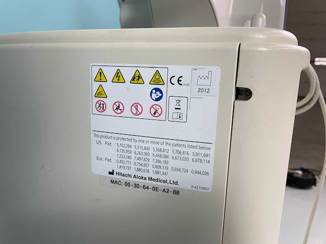 Aloka - prosound alpha 10 premier - ultrasone apparaat - 2012 - afbeelding 6 van  7