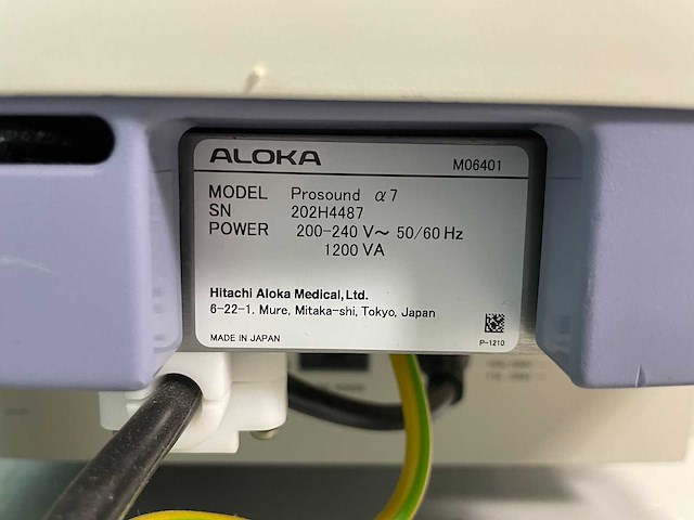 Aloka - prosound alpha 10 premier - ultrasone apparaat - 2012 - afbeelding 7 van  7