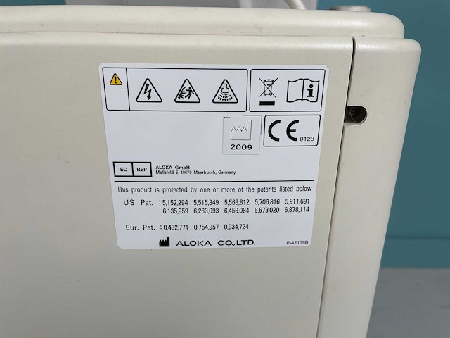 Aloka - prosound alpha 7 - echo-apparaat - afbeelding 2 van  11