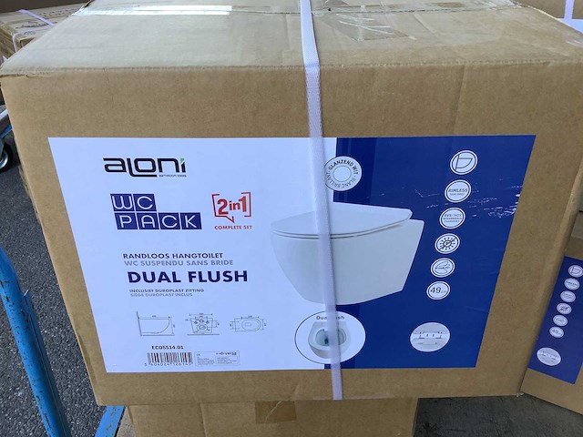 Aloni - eco - hangtoilet randloos - afbeelding 2 van  4