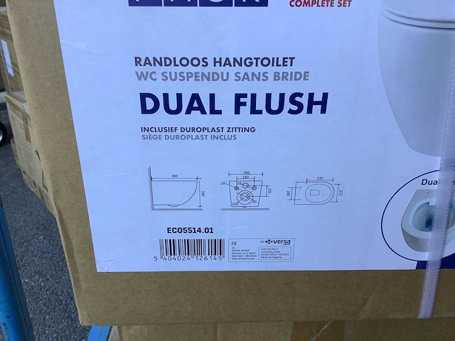 Aloni - eco - hangtoilet randloos - afbeelding 3 van  4