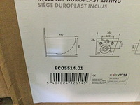 Aloni - eco5514.01 - randloze hangtoilet incl. toiletzitting - afbeelding 6 van  6