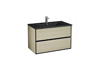 Aloni - ens080/tu080 - onderkast met wastafel 46x80 cm. - afbeelding 1 van  3