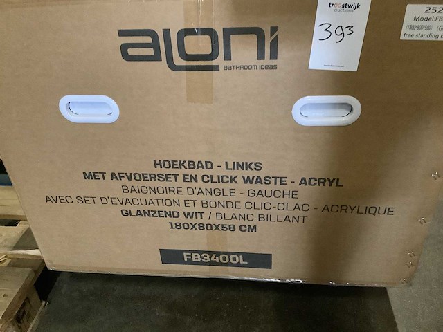 Aloni - fb3400l - hoekbad links - afbeelding 6 van  7