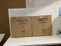 Aloni - ld1021 - spiegel + led 60x60 cm. (2x) - afbeelding 1 van  4