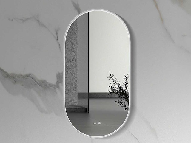 Aloni - ldhu2010-gg - spiegel met led +verwarming 100x50 cm - afbeelding 1 van  5