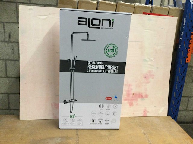Aloni - optima rondo - regendouche set - afbeelding 2 van  5