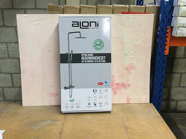 Aloni - optima rondo - regendouche set - afbeelding 2 van  3
