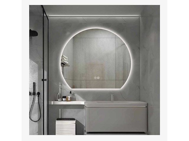 Aloni zonopkomst - ldhk1806 - ledspiegel met verwarming 120x100 cm - afbeelding 1 van  3