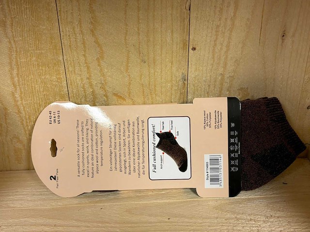 Alpaca wool blend socks - 2 pack (250x) - afbeelding 2 van  3