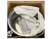 Alpes stainless steel v40d round build in sink d40 cm - afbeelding 3 van  5