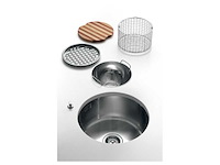 Alpes stainless steel v40d round build in sink d40 cm - afbeelding 5 van  5