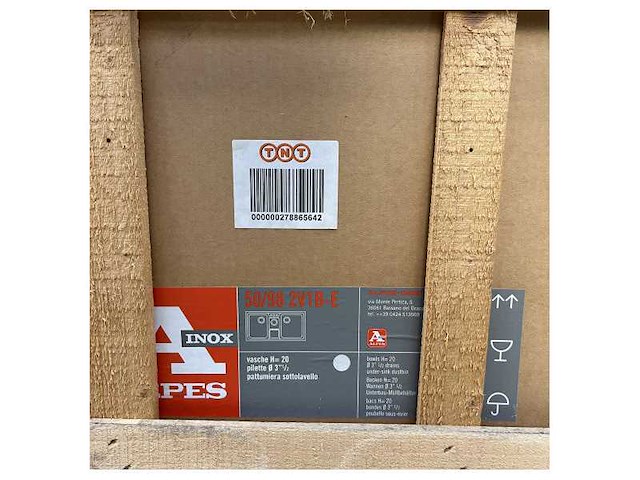Alpex inox 50/98 2v1b-e double sink 900 mm - afbeelding 2 van  4