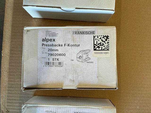 Alpex persbekkenset f-contour 50/40/32/26/20/16mm - afbeelding 2 van  11