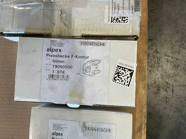 Alpex persbekkenset f-contour 63/50/26/20/16mm - afbeelding 4 van  7