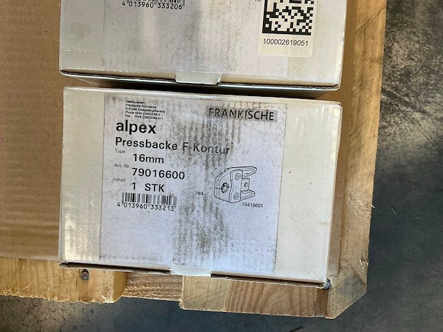 Alpex persbekkenset f-contour 63/50/26/20/16mm - afbeelding 7 van  7