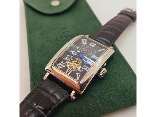 Alpha 1993 tourbiwheel automatisch herenhorloge - limited edition - afbeelding 3 van  6