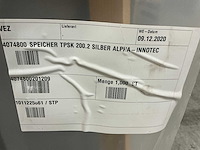 Alpha-innotec 200 liter diffusiedicht geisoleerd tpsk 200.2 buffervat - afbeelding 3 van  4