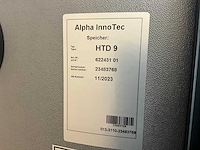 Alpha innotec htd 9 hdydrauliek station hsdv 9m1/3 180 liter - afbeelding 9 van  11