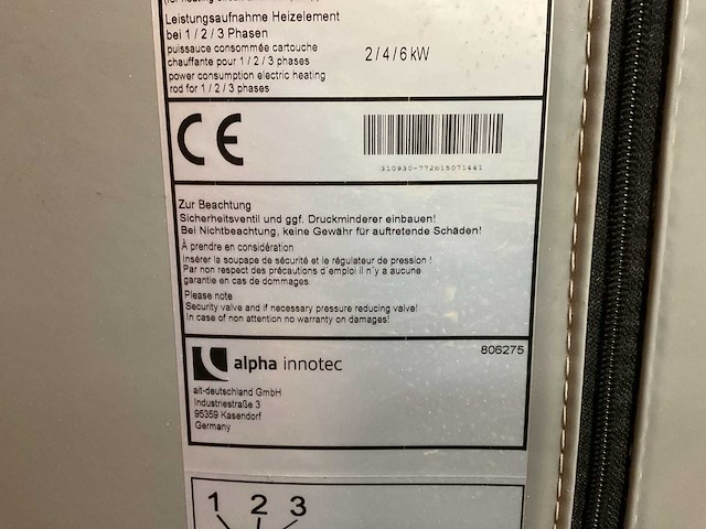Alpha innotec hydrauliktower dual htd/s warmtepompboiler - afbeelding 7 van  7