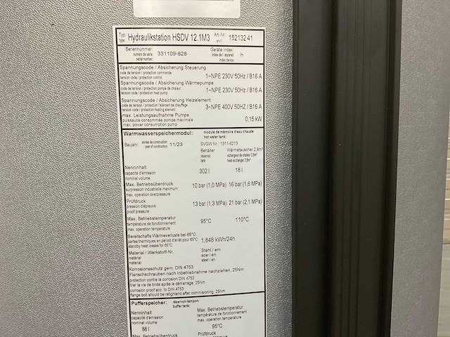 Alpha innotec hydraulisch station hsdv 12.1 m3 voor lwdv 300 liter - afbeelding 14 van  21