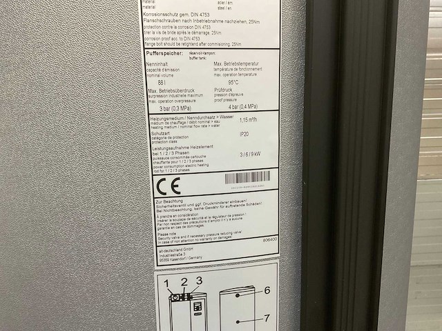 Alpha innotec hydraulisch station hsdv 12.1 m3 voor lwdv 300 liter - afbeelding 18 van  21