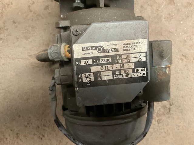 Alpha pompe 01l1-m hydraulic pump - afbeelding 1 van  1