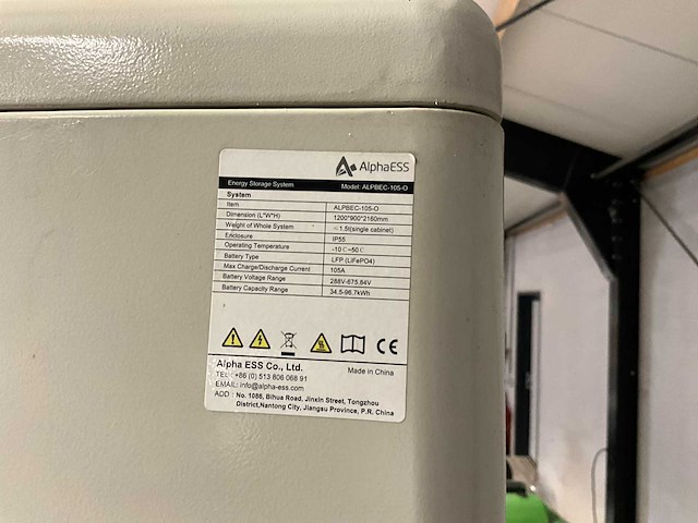 Alphaess g2-h30-inv 97 kwh energieopslag systeem - afbeelding 7 van  15