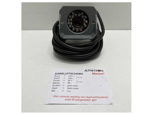 Alphatron alphaam mini pu ir 16.0 mm marine proof camera - 3213.0404 - afbeelding 2 van  6