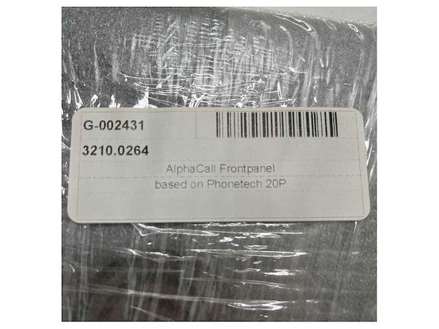 Alphatron alphacall frontpanel bezel black - grey - g-002431 - afbeelding 3 van  5