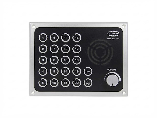 Alphatron alphacall ph intercom 20 line black - 3210.1076 - afbeelding 1 van  6
