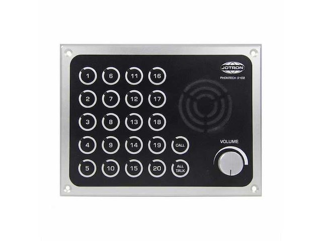 Alphatron alphacall ph intercom 20 line black - 3210.1076 - afbeelding 2 van  6