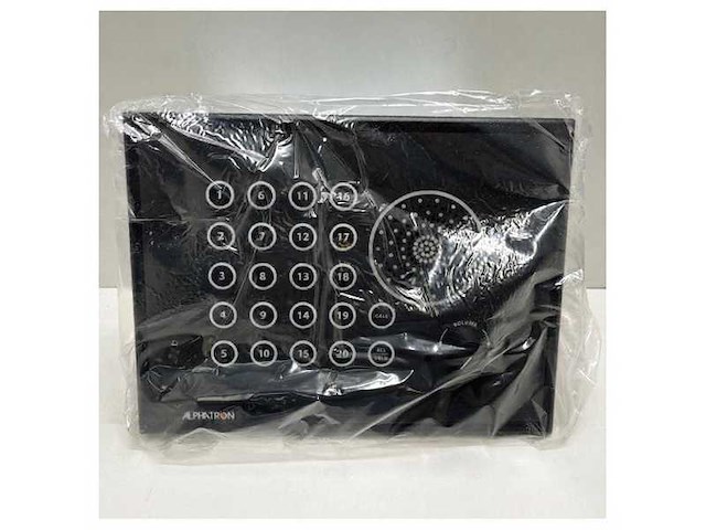 Alphatron alphacall ph intercom 20 line black - 3210.1076 - afbeelding 1 van  3