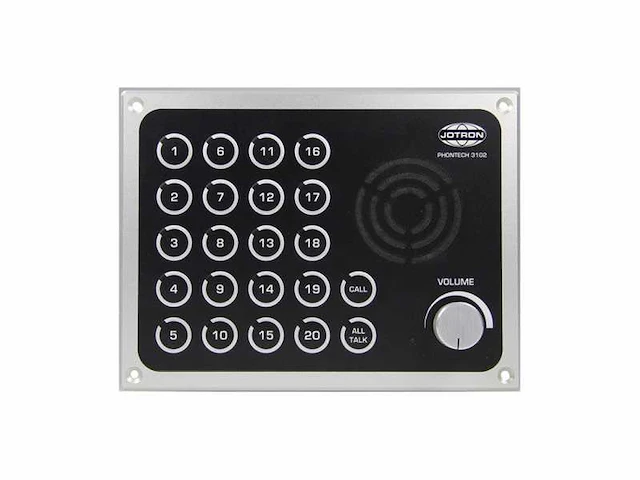 Alphatron alphacall ph intercom 20 line black - 3210.1076 - afbeelding 2 van  6