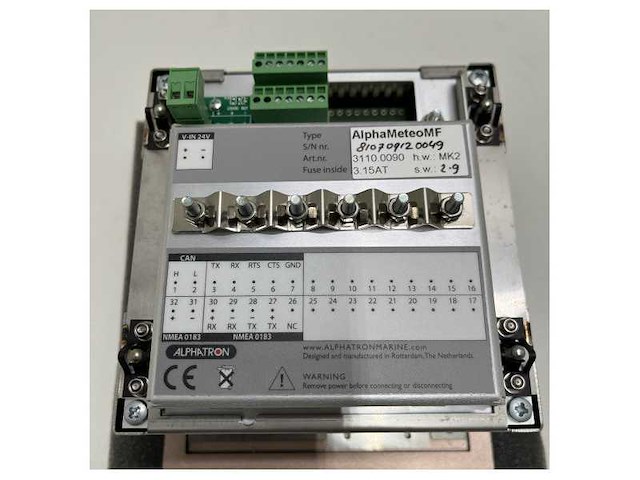 Alphatron alphameteo mf mk2 black weather station display - afbeelding 3 van  6