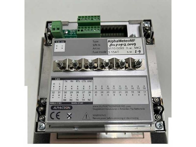 Alphatron alphameteo mf mk2 black weather station display - afbeelding 2 van  5