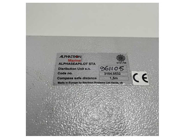 Alphatron alphaseapilot sta autopilot processor unit - 3104.0532 - afbeelding 4 van  4
