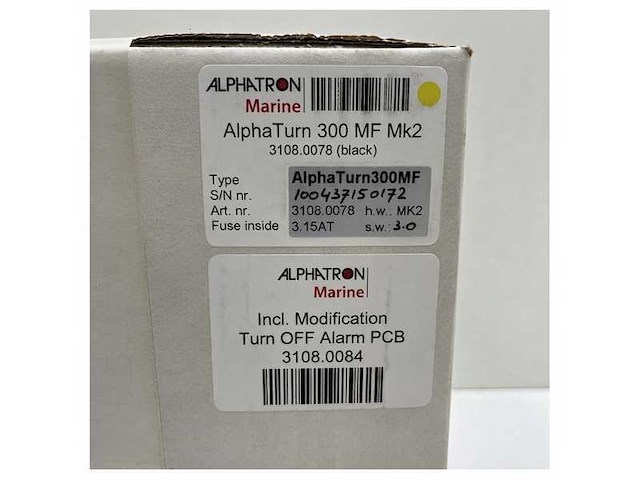 Alphatron alphaturn 300 mf mk2 black rate of turn display - afbeelding 5 van  6