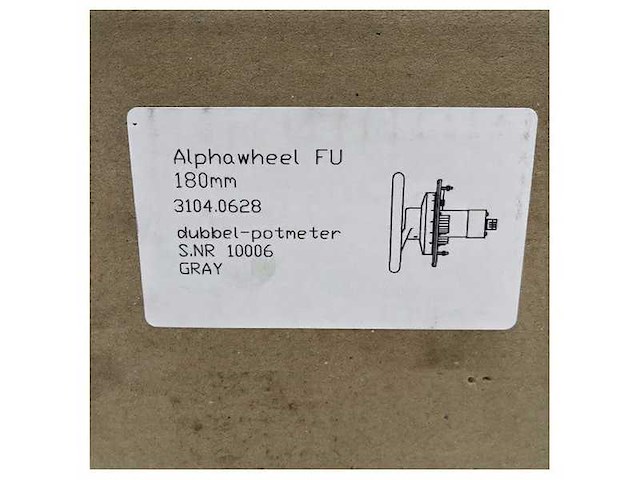 Alphatron alphawheel fu 180mm manual follow up steering wheel - afbeelding 5 van  5
