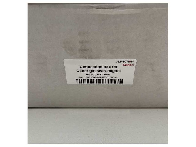 Alphatron connection box for colorlight searchlight - afbeelding 6 van  7