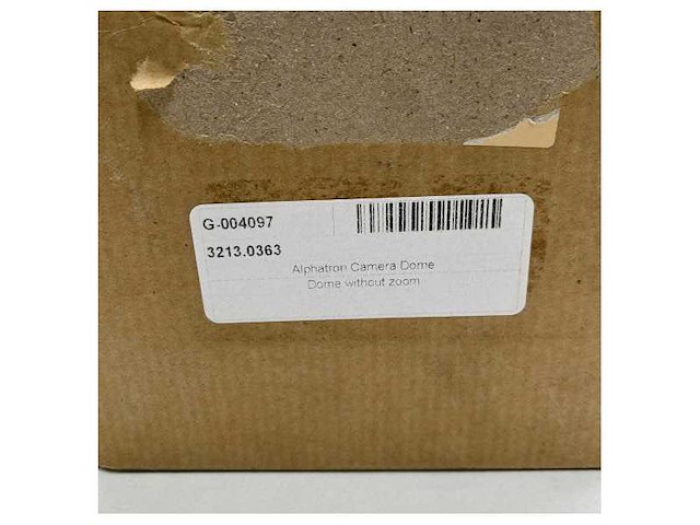 Alphatron fta stainless steel cctv camera dome tup-c1 - 3213.0363 - afbeelding 5 van  5