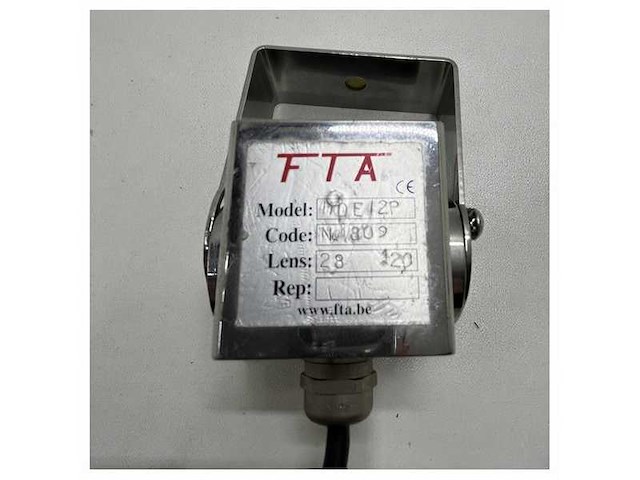 Alphatron fta stainless steel cctv camera hdei2p - afbeelding 3 van  5