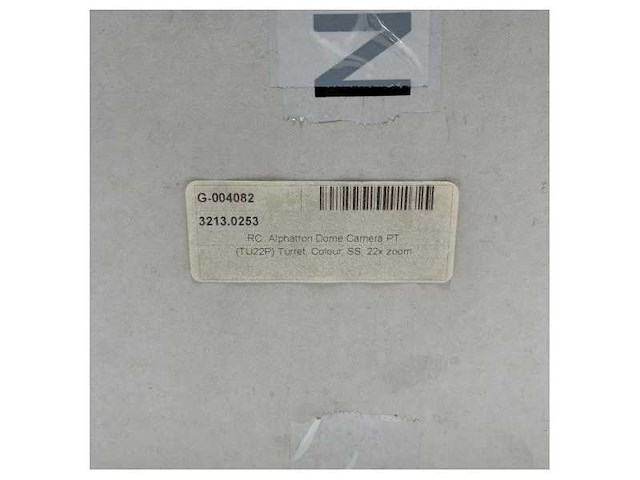 Alphatron fta stainless steel cctv dome camera tu22p - afbeelding 6 van  7